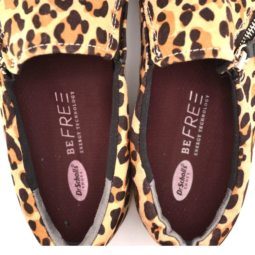 Dr Scholls Be Free Slip On Sneakers Casual Everyday Fall Leopard Print 10 Bold‎